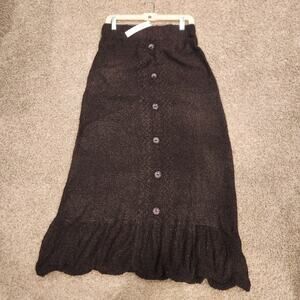 NWT ModeLia Brown XL Peasant‎ Skirt